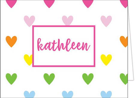 Stationery/Thank You Notes by Donovan Designs - Kathleen (Folded)