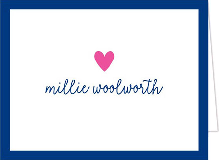 Stationery/Thank You Notes by Donovan Designs - Millie (Folded)