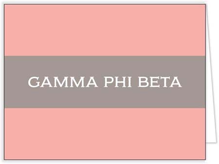 Sorority Stationery/Thank You Notes by Donovan Designs (Gamma Phi Beta)