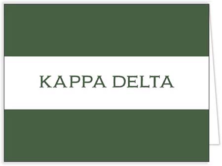 Sorority Stationery/Thank You Notes by Donovan Designs (Kappa Delta)