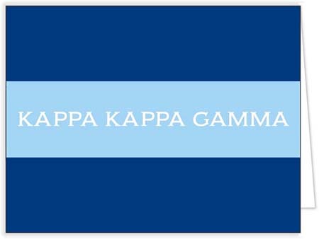 Sorority Stationery/Thank You Notes by Donovan Designs (Kappa Kappa Gamma)