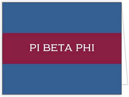 Sorority Stationery/Thank You Notes by Donovan Designs (Pi Beta Phi)