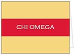 Sorority Stationery/Thank You Notes by Donovan Designs (Chi Omega)