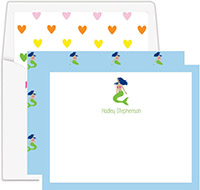 Stationery/Thank You Notes by Donovan Designs - Mermaid (Flat)