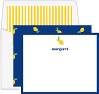 Stationery/Thank You Notes by Donovan Designs - Lemon (Flat)