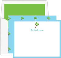 Stationery/Thank You Notes by Donovan Designs - Palm Tree (Flat)