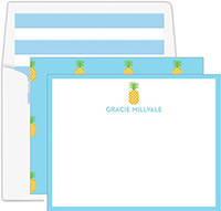 Stationery/Thank You Notes by Donovan Designs - Pineapple (Flat)