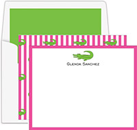 Stationery/Thank You Notes by Donovan Designs - Alligator (Flat)