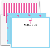 Stationery/Thank You Notes by Donovan Designs - Flamingo (Flat)