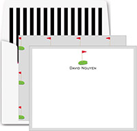 Stationery/Thank You Notes by Donovan Designs - Golf (Flat)
