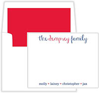 Stationery/Thank You Notes by Donovan Designs - Demsey (Flat - 1 Sided)