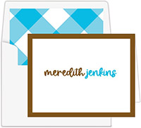 Stationery/Thank You Notes by Donovan Designs - Meredith (Folded)
