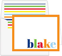 Stationery/Thank You Notes by Donovan Designs - Blake (Folded)