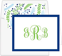 Stationery/Thank You Notes by Donovan Designs - Monogram (Folded)