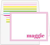 Stationery/Thank You Notes by Donovan Designs - Maggie - Lower (Folded)