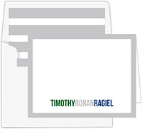 Stationery/Thank You Notes by Donovan Designs - Timothy (Folded)