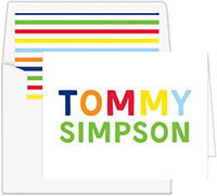 Stationery/Thank You Notes by Donovan Designs - Tommy (Folded)