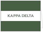 Sorority Stationery/Thank You Notes by Donovan Designs (Kappa Delta)