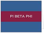 Sorority Stationery/Thank You Notes by Donovan Designs (Pi Beta Phi)