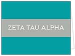 Sorority Stationery/Thank You Notes by Donovan Designs (Zeta Tau Alpha)