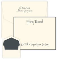 Casual Correspondence Cards by Embossed Graphics