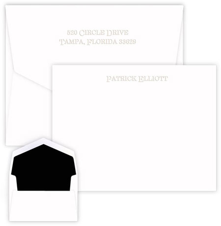 Claremont Blind Embossed Correspondence Cards by Embossed Graphics Claremont Blind Embossed Correspondence Cards by Embossed Graphics