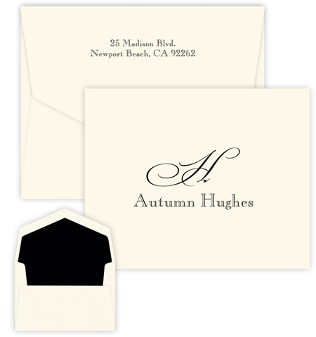 Waterton Thermography Printed Note Cards by Embossed Graphics Waterton Thermography Printed Note Cards by Embossed Graphics