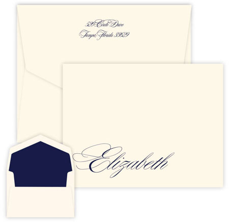 Impression Oversized Thermography Printed Note Cards by Embossed Graphics Impression Oversized Thermography Printed Note Cards by Embossed Graphics