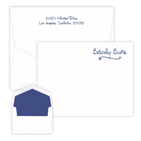 Ornate Correspondence Cards by Embossed Graphics