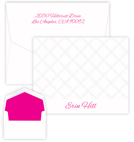 Needlepoint Thermography Printed Note Cards by Embossed Graphics Needlepoint Thermography Printed Note Cards by Embossed Graphics
