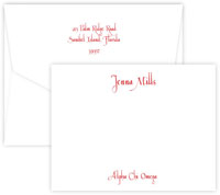 Casual Correspondence Cards by Embossed Graphics