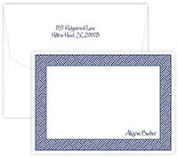 Basketweave Correspondence Cards by Embossed Graphics