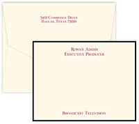 Director Correspondence Cards by Embossed Graphics