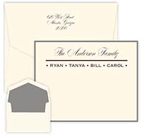 Spotlight Correspondence Cards by Embossed Graphics