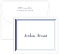 Colonial Folded Note Cards by Embossed Graphics