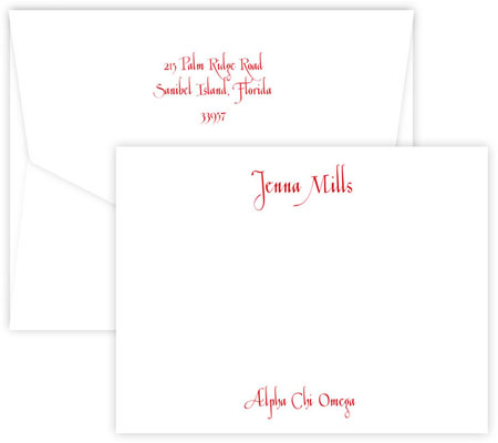 Casual Correspondence Cards by Embossed Graphics