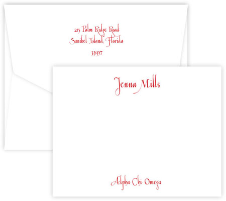 Casual Correspondence Cards by Embossed Graphics Casual Correspondence Cards by Embossed Graphics