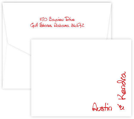 Blissful Correspondence Cards by Embossed Graphics