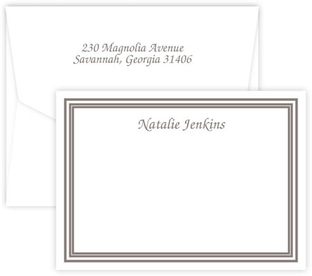 Oak Correspondence Cards by Embossed Graphics Oak Correspondence Cards by Embossed Graphics