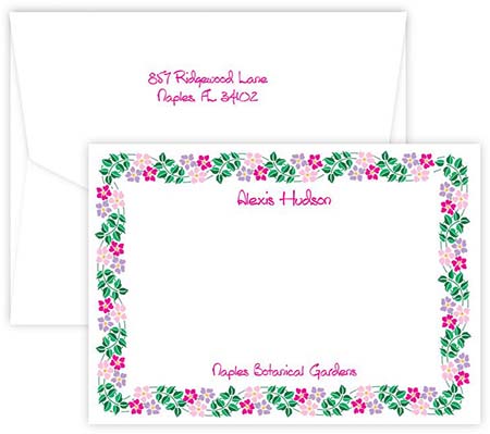 Spring Bloom Correspondence Cards by Embossed Graphics