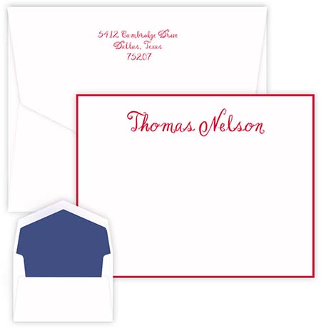 Dunbar Correspondence Cards by Embossed Graphics Dunbar Correspondence Cards by Embossed Graphics