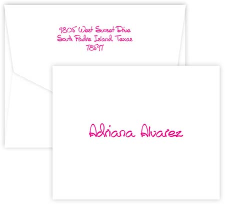 Viola Folded Note Cards by Embossed Graphics Viola Folded Note Cards by Embossed Graphics