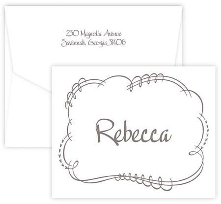 Whimsical Folded Note Cards by Embossed Graphics Whimsical Folded Note Cards by Embossed Graphics