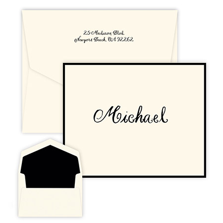 Dunbar Thermography Printed Note Cards by Embossed Graphics Dunbar Thermography Printed Note Cards by Embossed Graphics