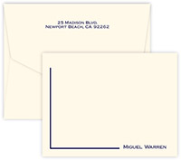 Corner Correspondence Cards by Embossed Graphics
