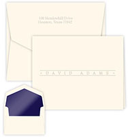 Banner Embossed Note Cards by Embossed Graphics