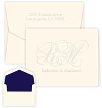 Dorset Duogram Note Cards by Embossed Graphics