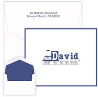 Conductor Note Cards by Embossed Graphics