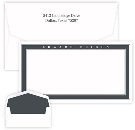 Railroad Chesapeake Correspondence Cards by Embossed Graphics