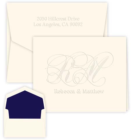 Dorset Duogram Note Cards by Embossed Graphics Dorset Duogram Note Cards by Embossed Graphics